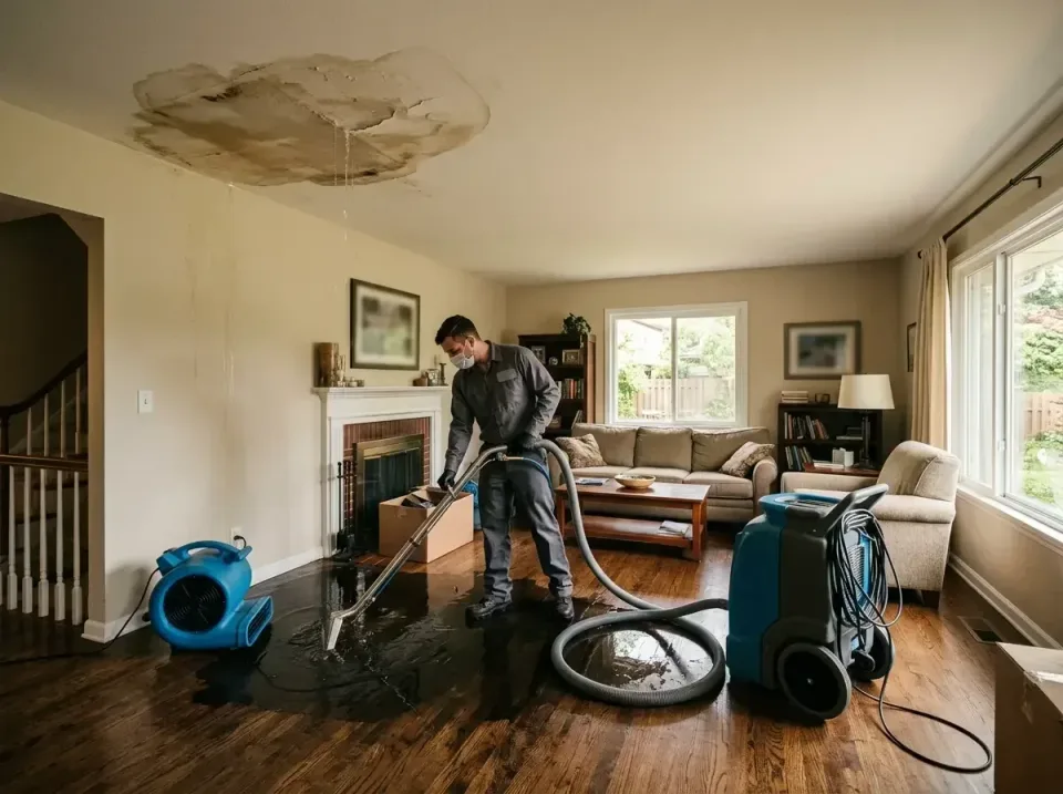 attic-pipe-burst-ceiling-drip-008 — frequently asked questions, Water Damage Restoration & Carpet Care in Howland Center, OH